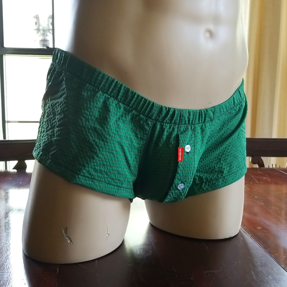 Plaid Pouch Briefs - Asian XXL (US Size L-XL)